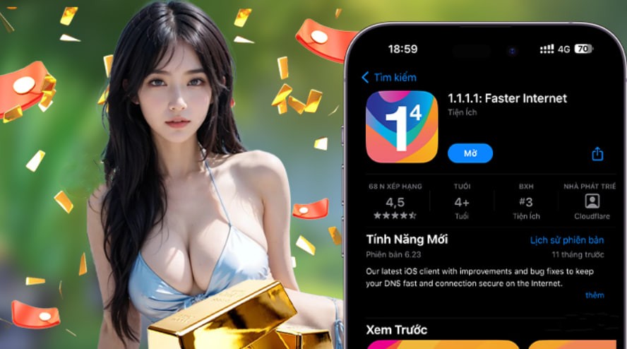 Hình ảnh quảng cáo của cwin06 hiển thị nền tảng và các lợi ích